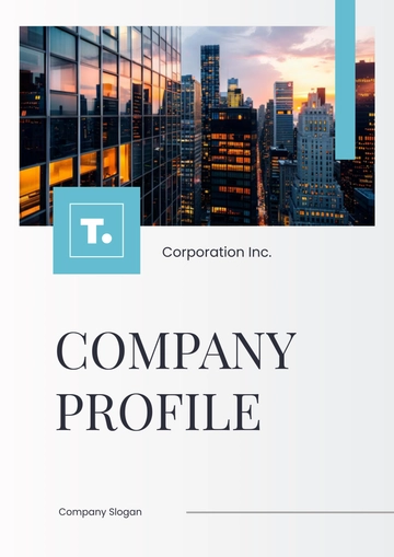 Free Stylish Company Profile Template to Edit Online