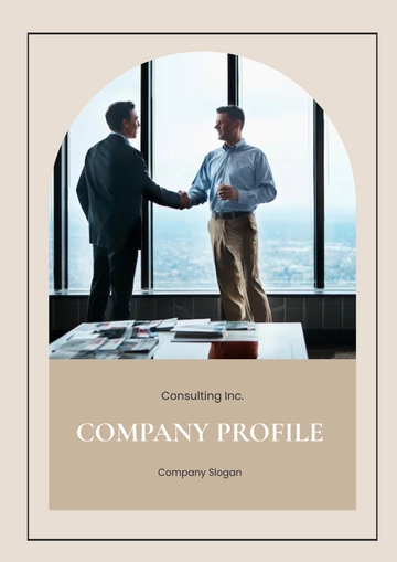 Free Brown Elegant Company Profile Template to Edit Online