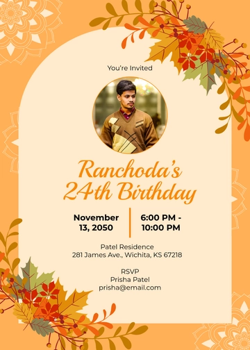 Marathi Digital Invitation Template - Edit Online & Download