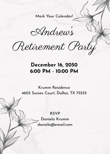 Minimalist Digital Invitation Template - Edit Online & Download