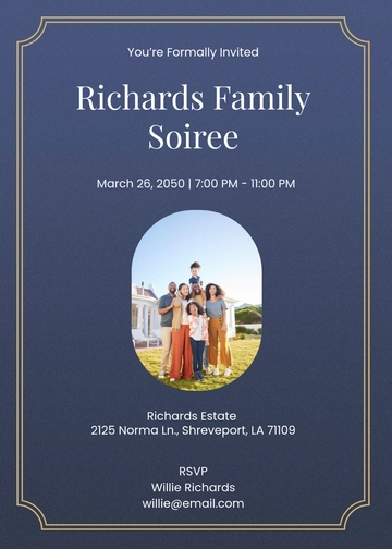 Formal Digital Invitation Template - Edit Online & Download
