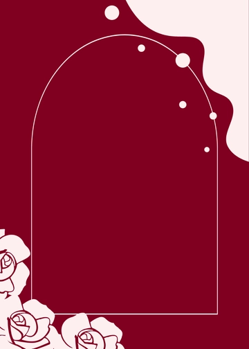 Burgundy Background Digital Invitation Template - Edit Online & Download