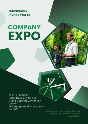 Company Expo Invitation Template - Edit Online & Download