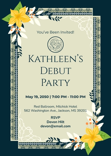 Unique Digital Invitation Template - Edit Online & Download