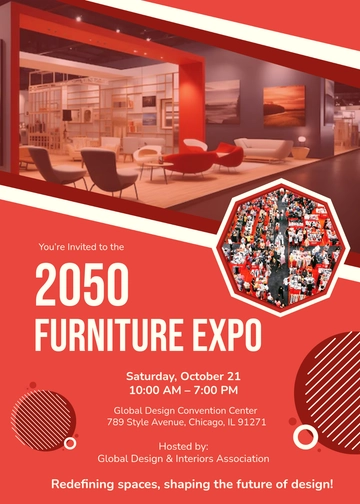 Furniture Expo Invitation Template - Edit Online & Download