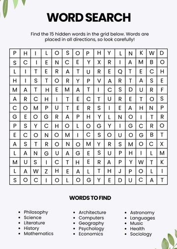 Word Search for Adults Template - Edit Online & Download
