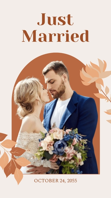 Free Wedding Story Photo Template to Edit Online