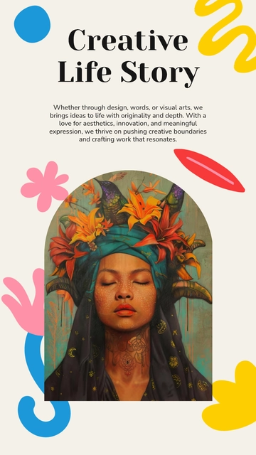 Free Creative Life Story Photo Template to Edit Online
