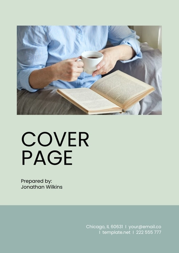 Pastel Cover Page Template - Edit Online & Download