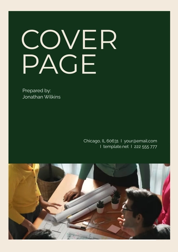 School Project Cover Page Template - Edit Online & Download