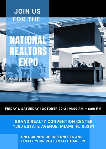 Realtors Expo Invitation Template - Edit Online & Download
