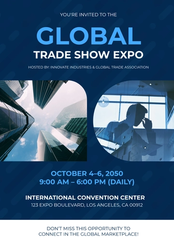 Trade Show Expo Invitation Template - Edit Online & Download