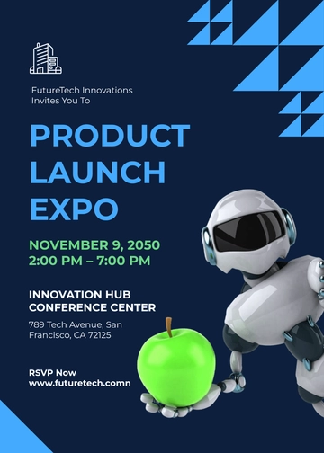 Product Launch Expo Invitation Template - Edit Online & Download