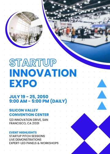 Startup Expo Invitation Template - Edit Online & Download