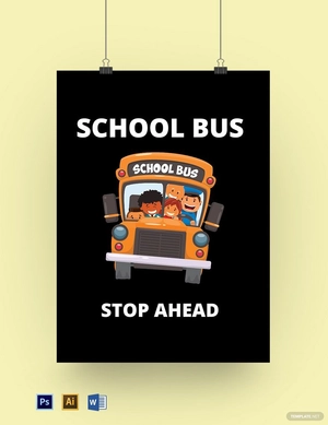 School Bus Sign Template