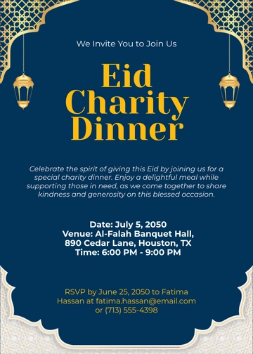 Eid Invitation in English Template - Download | Template.net