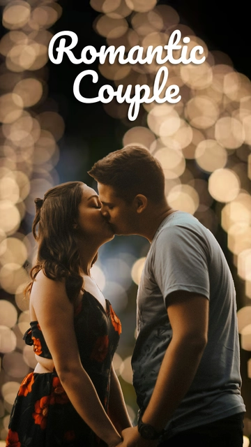 Romantic Love Story Photo Template - Edit Online