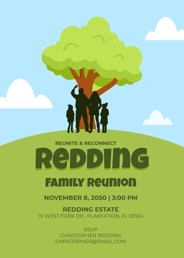 Editable Family Tree Invitation Template - Edit Online & Download