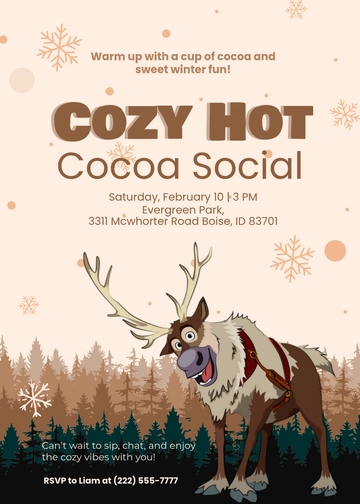 Frozen Sven Invitation Template - Edit Online & Download