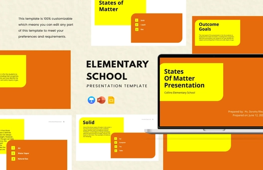 Elementary School Presentation Template