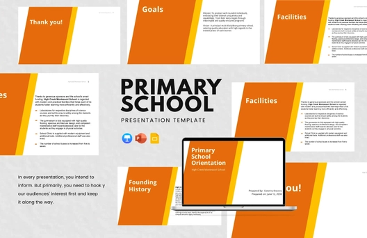 Primary School Presentation Template