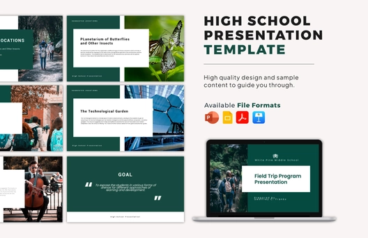 High School Presentation Template