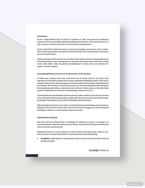 Sample Service White Paper Template