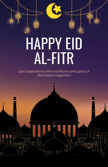 Digital Eid Al-Fitr Poster Template - Download | Template.net