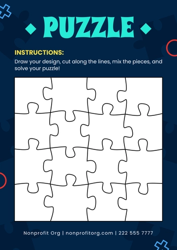 Puzzle Template - Edit Online & Download
