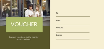 Free Classic Voucher Template to Edit Online