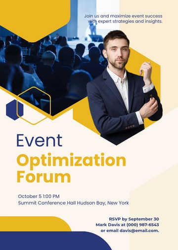 Event Optimization Forum Invitation Template - Edit Online & Download