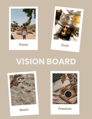Vision Board Picture Template - Edit Online