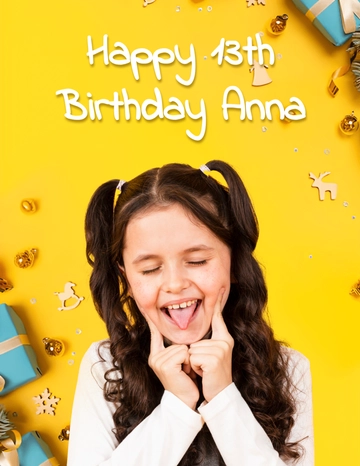 Birthday Picture Template - Edit Online