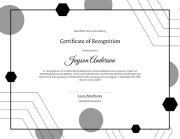 Soccer Coach Certificate Template - Edit Online & Download