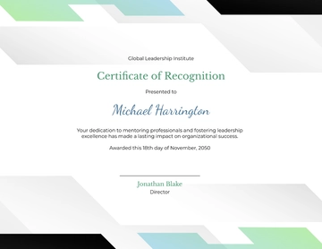 Executive Coach Certificate Template - Edit Online & Download