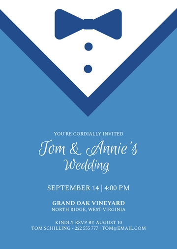 Marriage Groomsman Invitation Template - Edit Online & Download