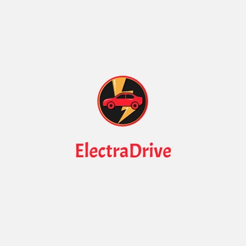 Electric Car Logo - Edit Online & Download