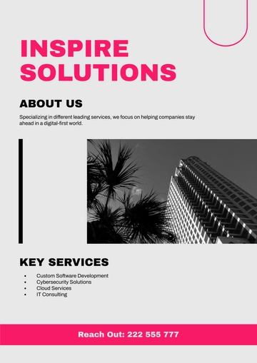 Free Bold Typography Handout Template to Edit Online