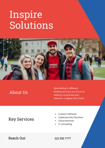 Free Simple School Handout Template to Edit Online