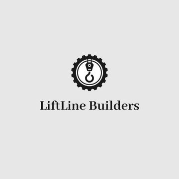 Black and White Construction Logo - Edit Online & Download