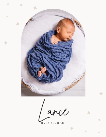Newborn Baby Photo Template - Edit Online & Download