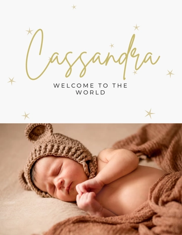 Blank Premium Baby Photo Template - Edit Online & Download