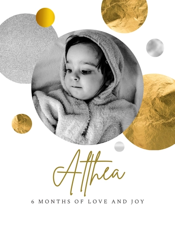 Baby Celebration Photo Template - Edit Online & Download