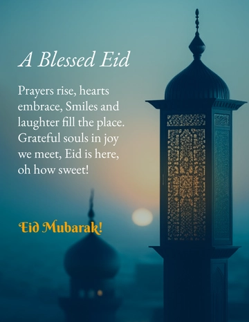 Eid Poetry Template - Edit Online & Download