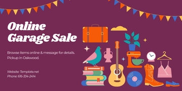 Online Garage Sale Template - Edit Online & Download