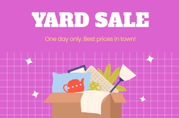 Printable Yard Sale Template - Edit Online & Download