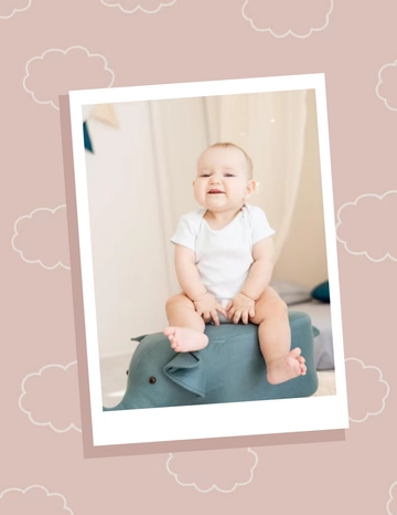 Unisex Baby Photo Template - Edit Online | Template.net