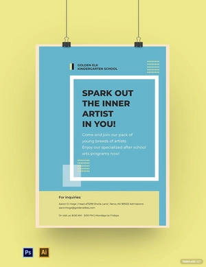 After School Tutoring Poster Template