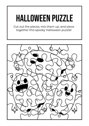 Printable Puzzle Template - Edit Online & Download