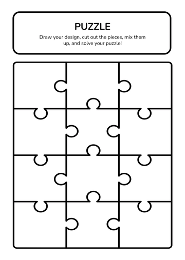 Editable Puzzle Template - Edit Online & Download
